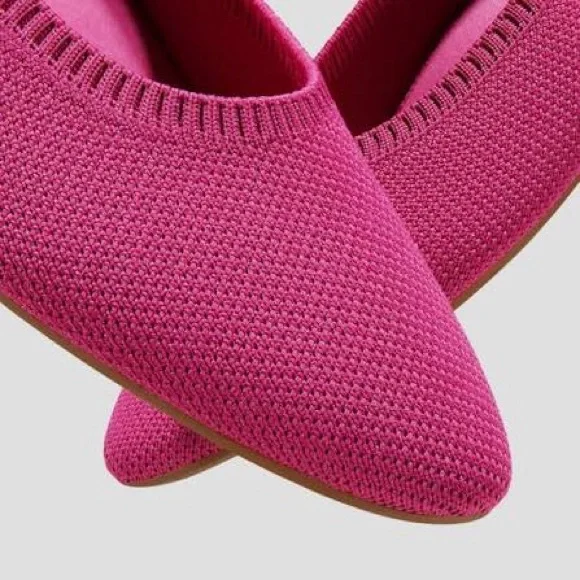 VIVAIA Tamia 2.0 Women's Ballet Flats, Almond Toe Slip On Washable Pitaya 6 - Picture 3 of 15